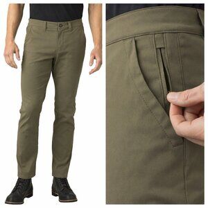 Prana Zion Pants Men's 31x30 Performance Stretch Chino UPF 50 Hiking Outdoor